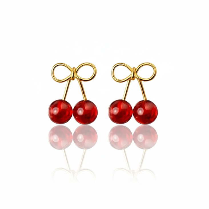 Aretes Cereza