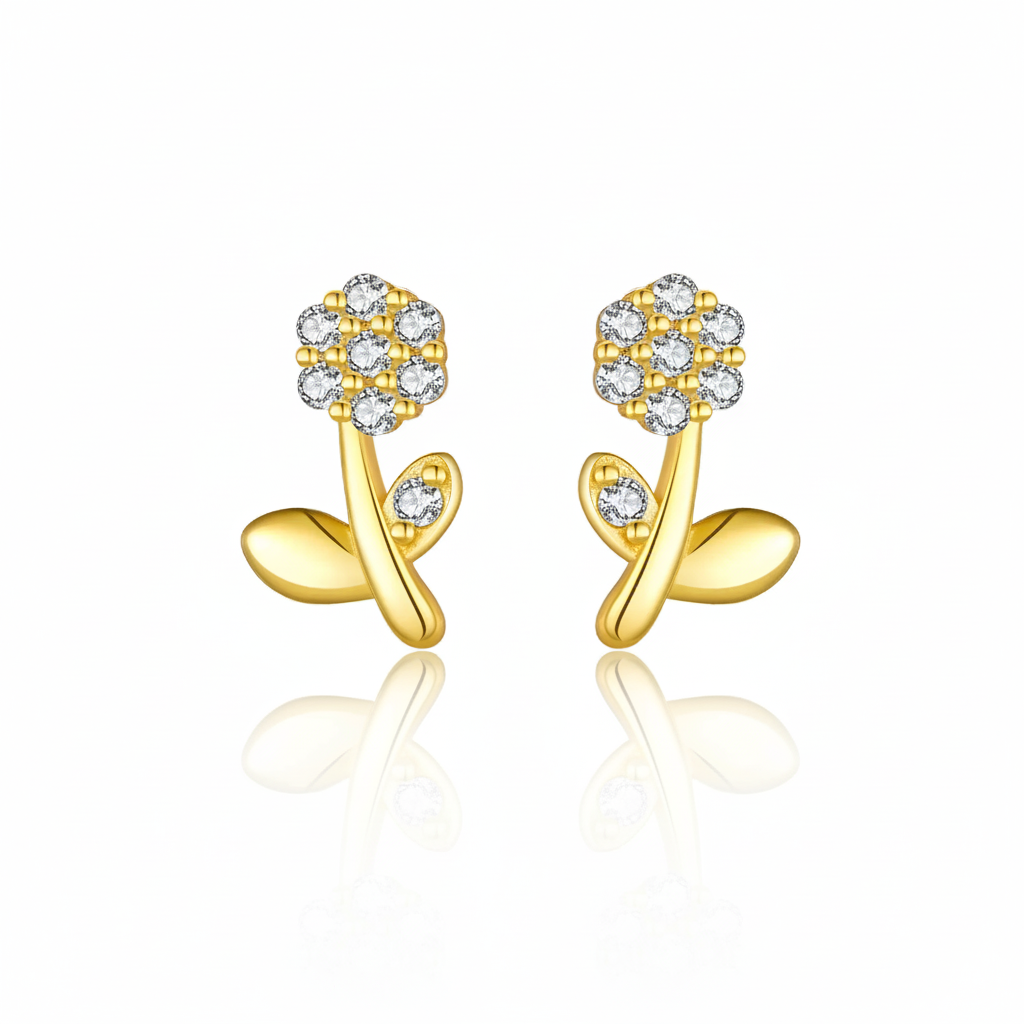 Aretes Flor