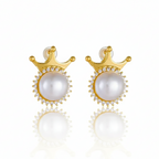 Aretes Crown Pearl