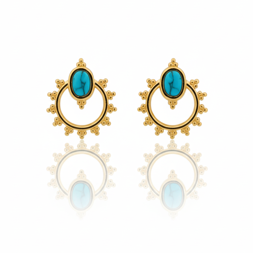 Aretes Turquesa
