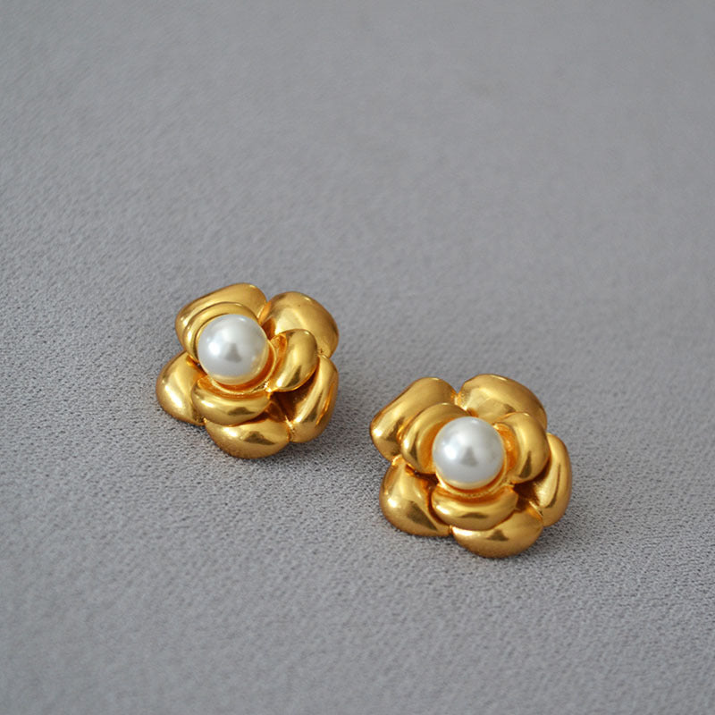Aretes Rosé Doré