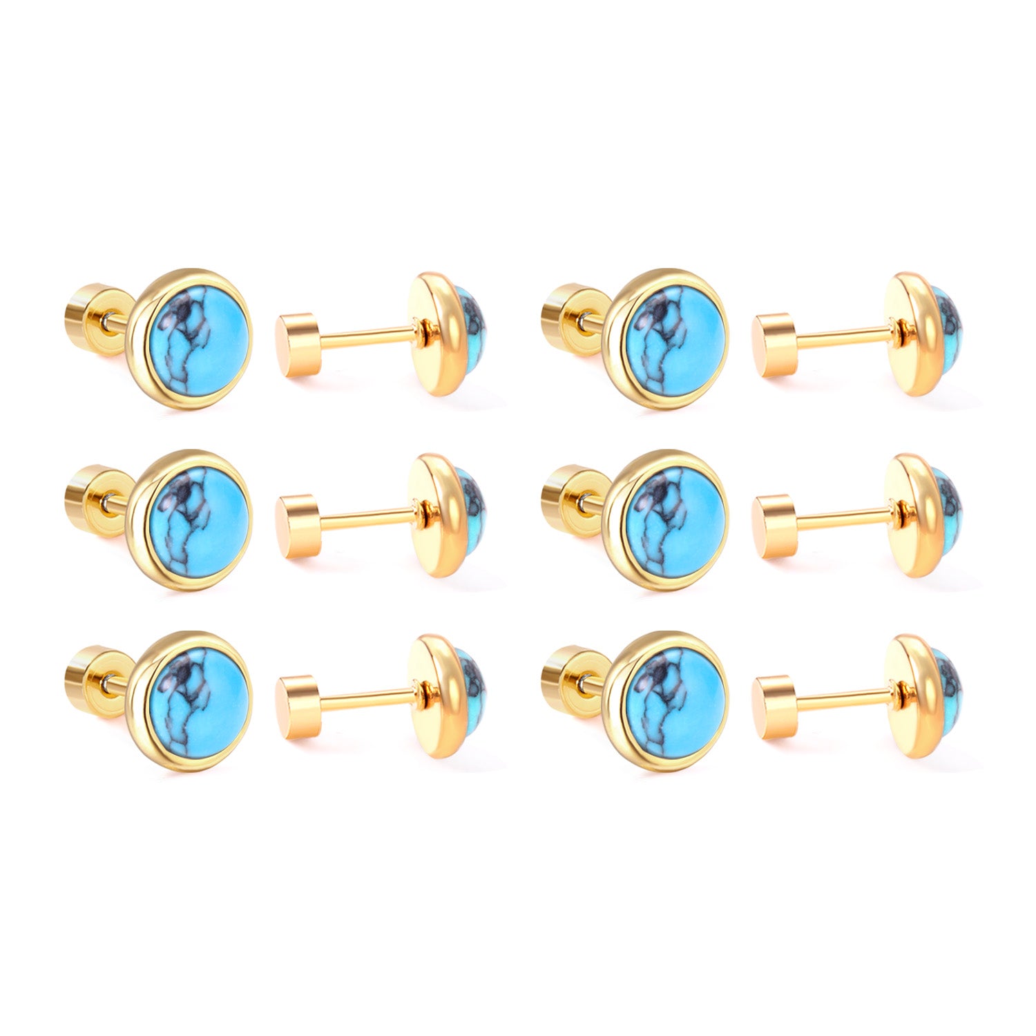Aretes Turquesa