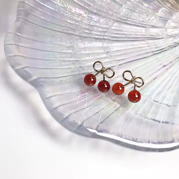 Aretes Cereza