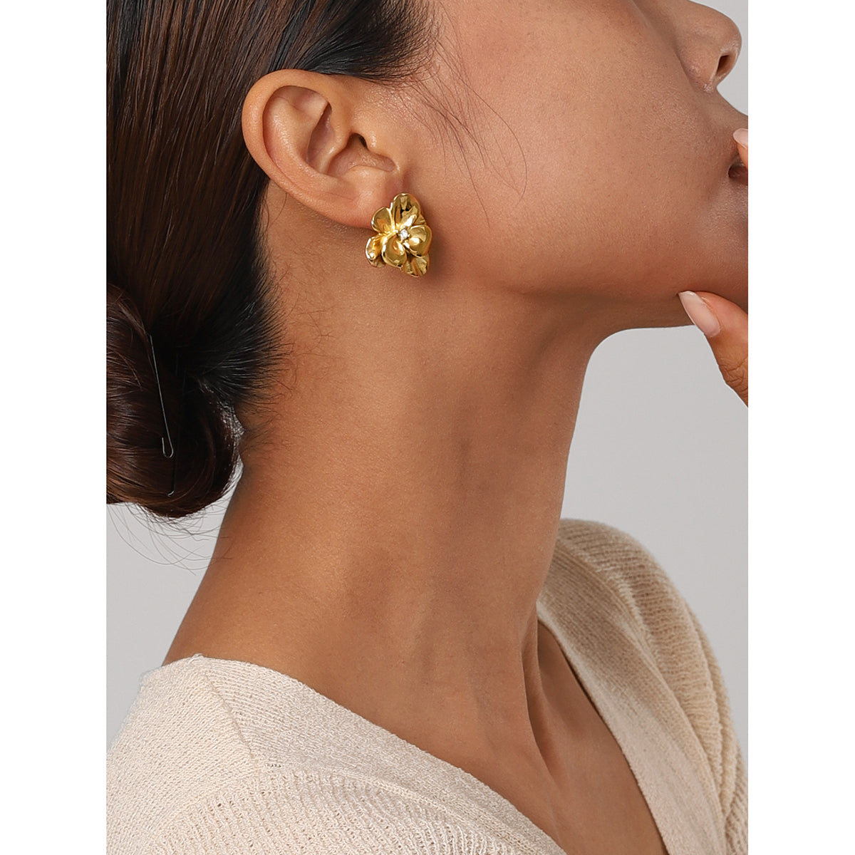 Aretes Flor