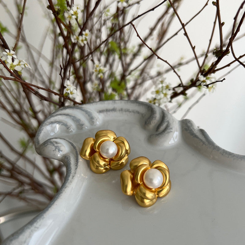 Aretes Rosé Doré
