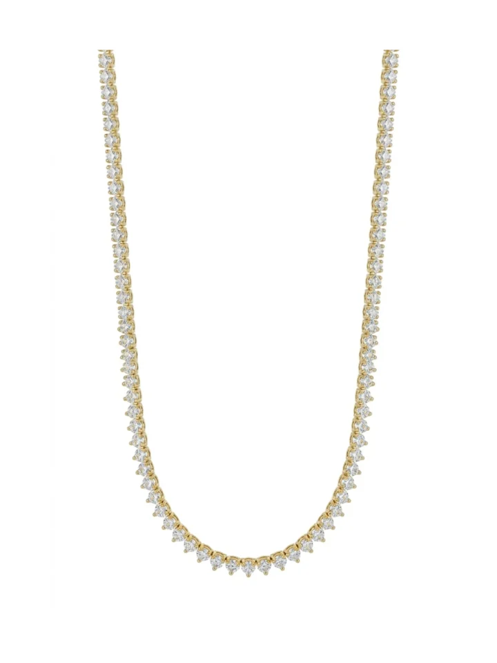 Collar Tennis Zircon Enchape 16K