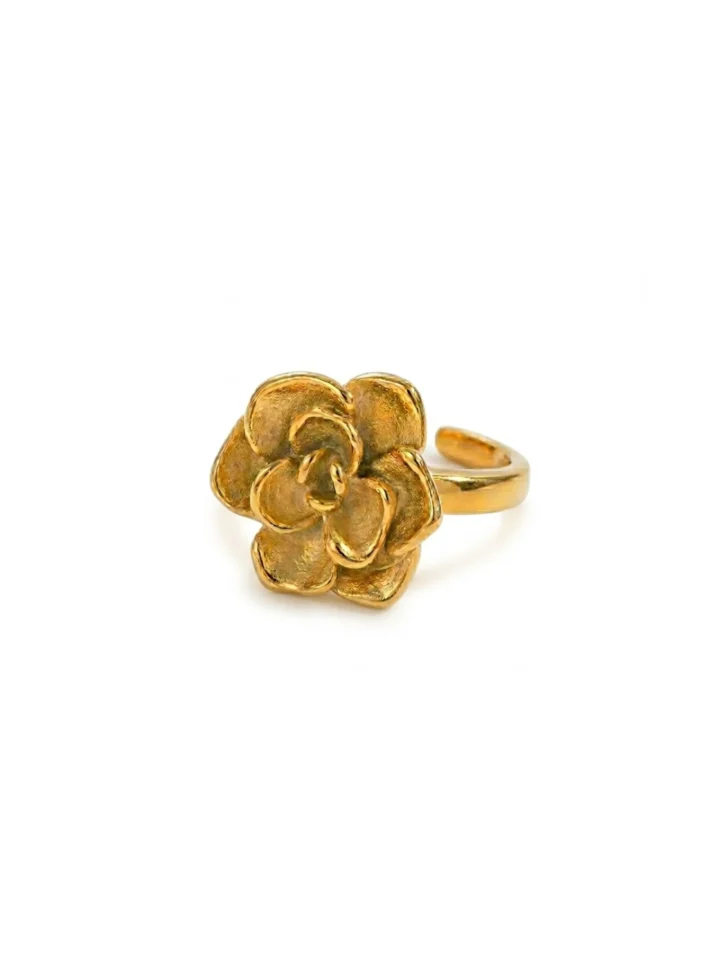 Anillo Flor Aurea Enchape 18K