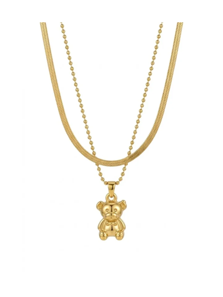 Collar Teddy Enchape 18K