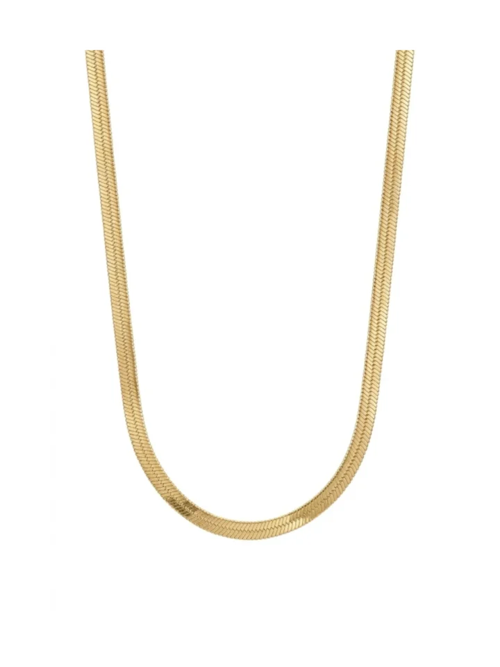 Collar Serpiente Enchape 18K