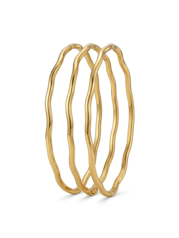 Brazalete Nira Enchape 18K