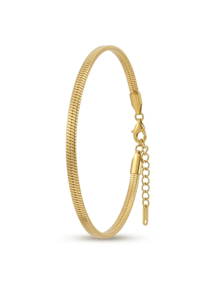 Pulsera Serpiente Enchape 18K