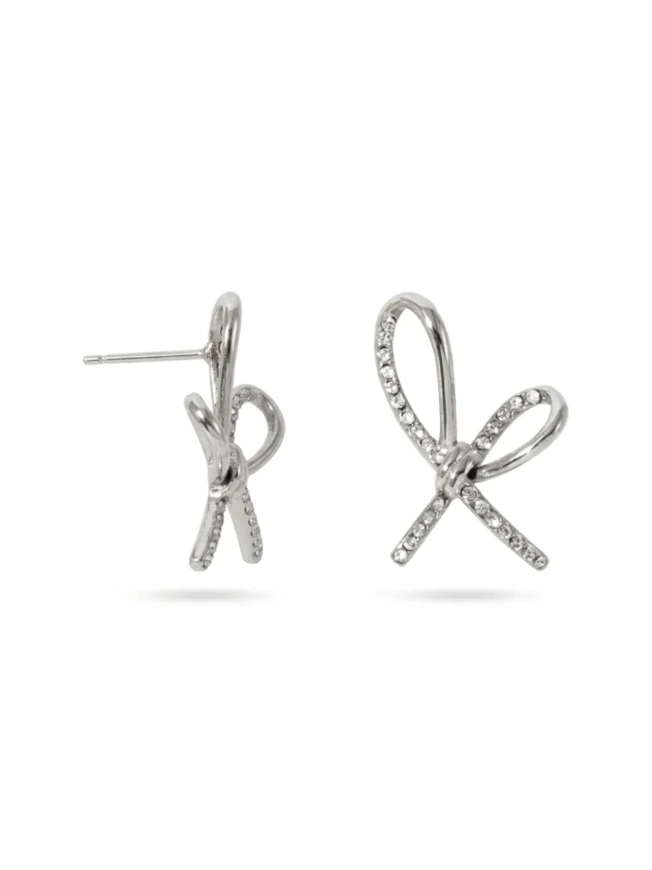 Aretes Lazo Zirconia Enchape 16K