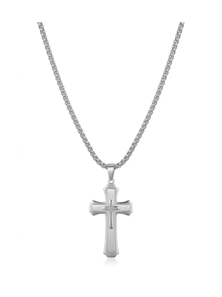 Collar Cruz enchape18K