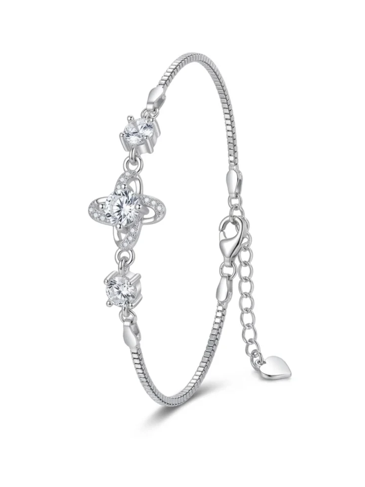 Pulsera Flor Plata P925