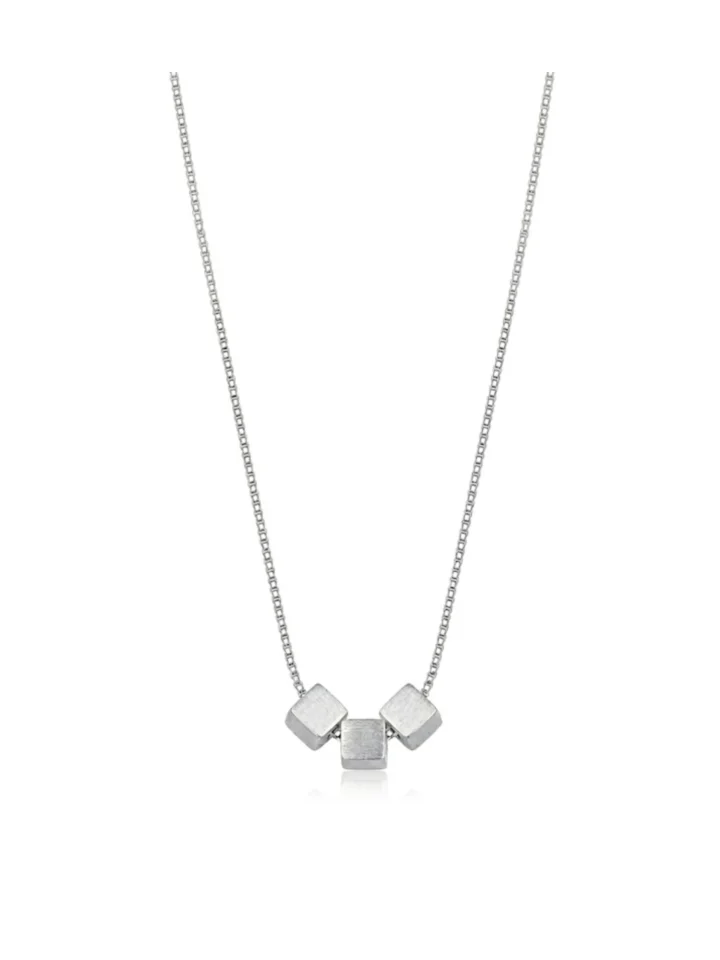 Collar Geometría Plata P925