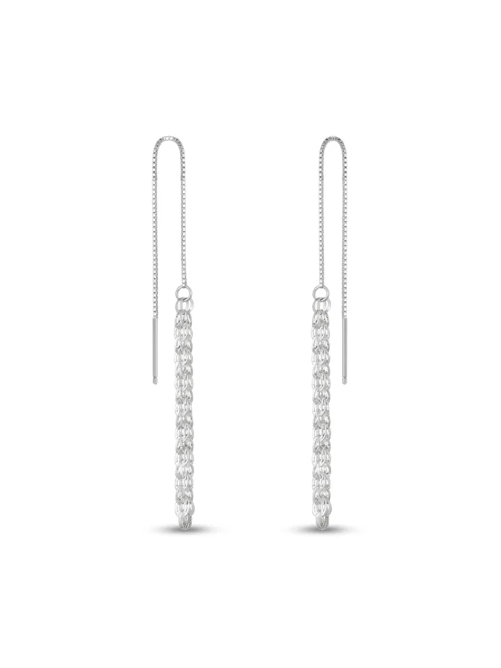 Aretes Largos Plata P925