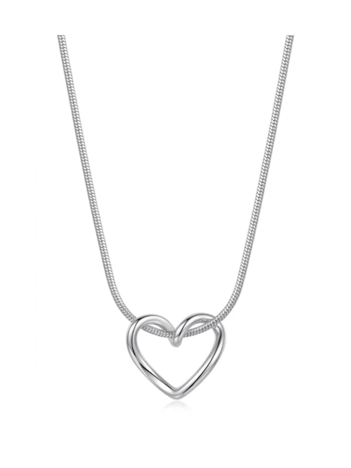 Collar Corazón Plata P925