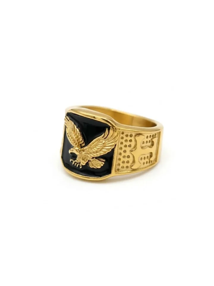 Anillo Águila Enchape 18K